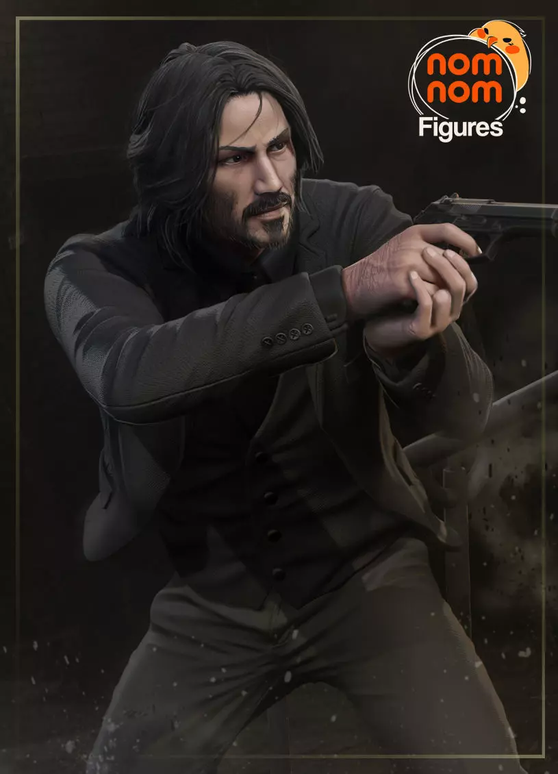 John Wick 3D print model_0