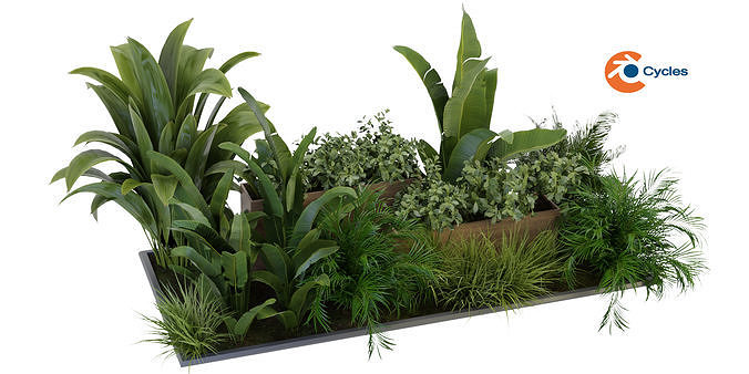 Collection plant vol 319 - blender model  3D model