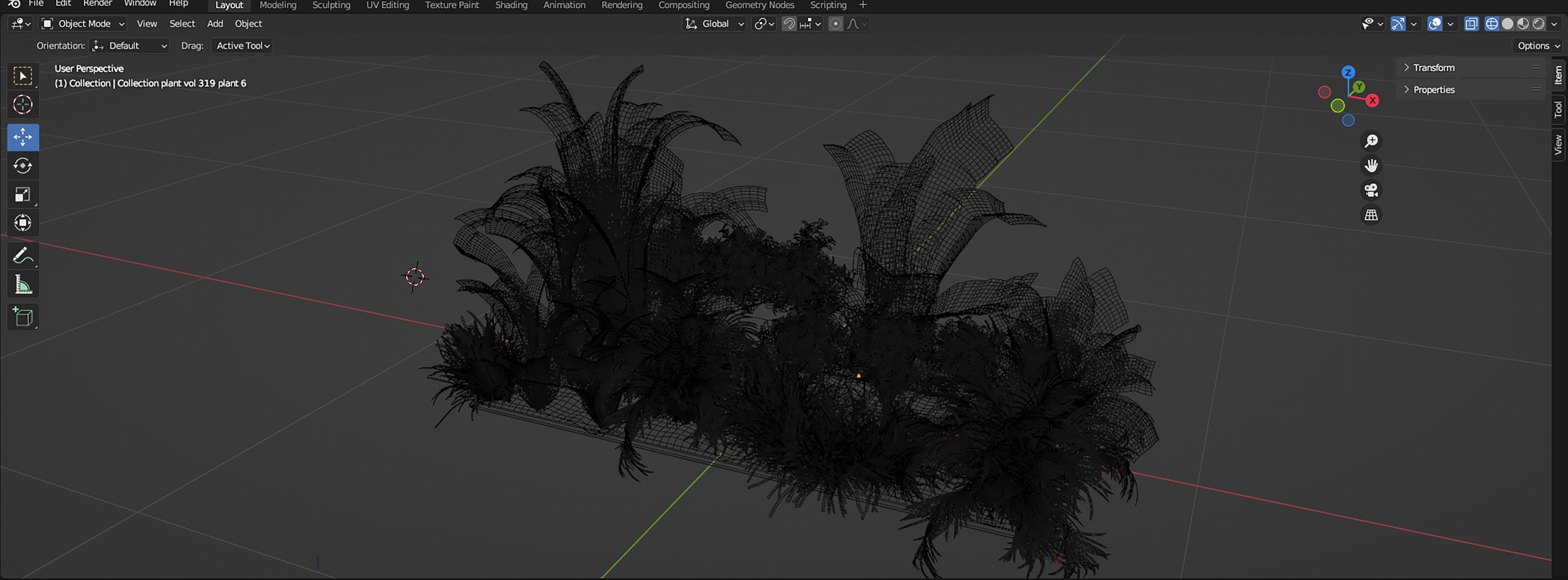 Collection plant vol 319 - blender model  3D model_7