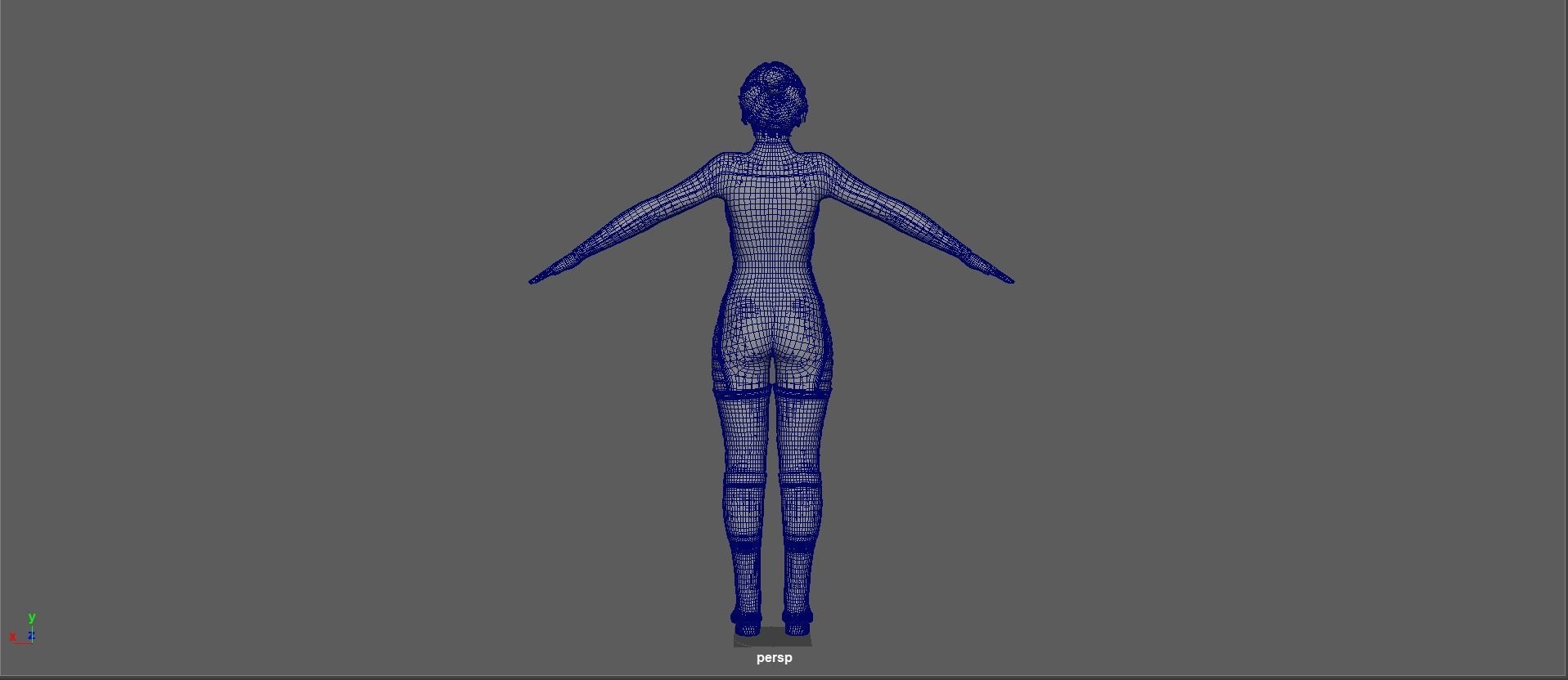 Emilia Clarke Low-poly 3D model_41