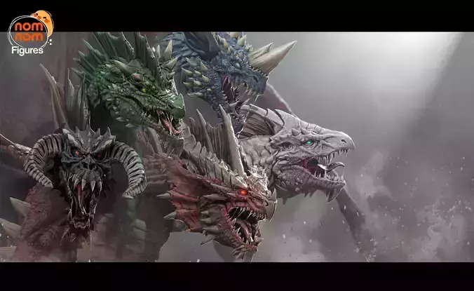 Tiamat - Dungeons and Dragons 3D print model