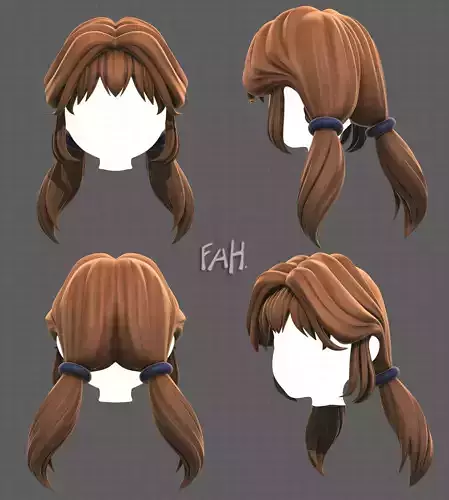 Base Hair for girl V55
