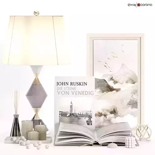 Decorative set 04 3D model