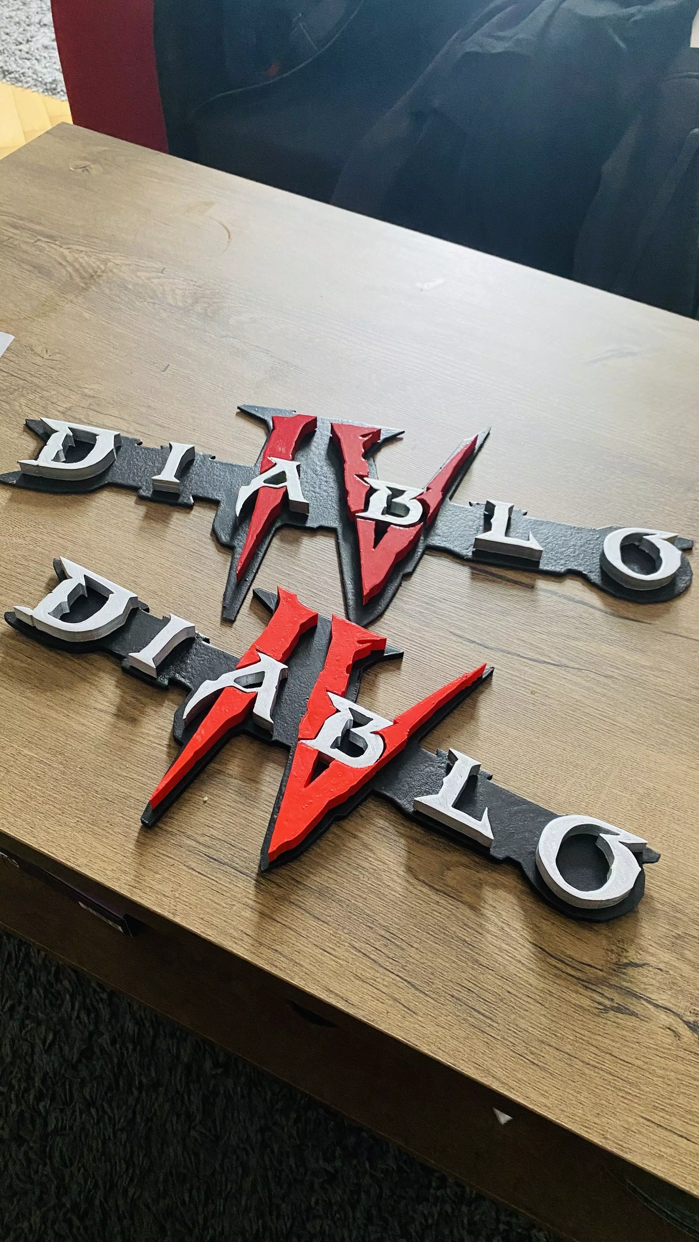 Diablo 4 logo 3D print model