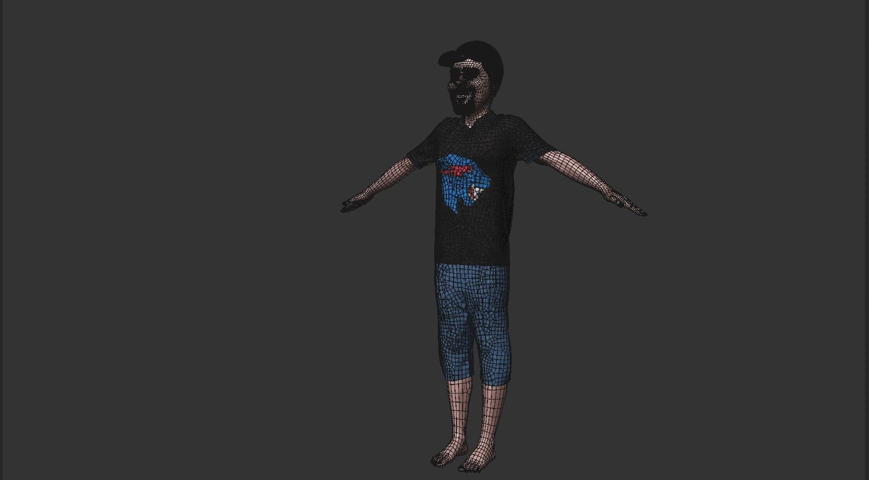 Mr Beast 3d Model Free low-poly 3D model_5