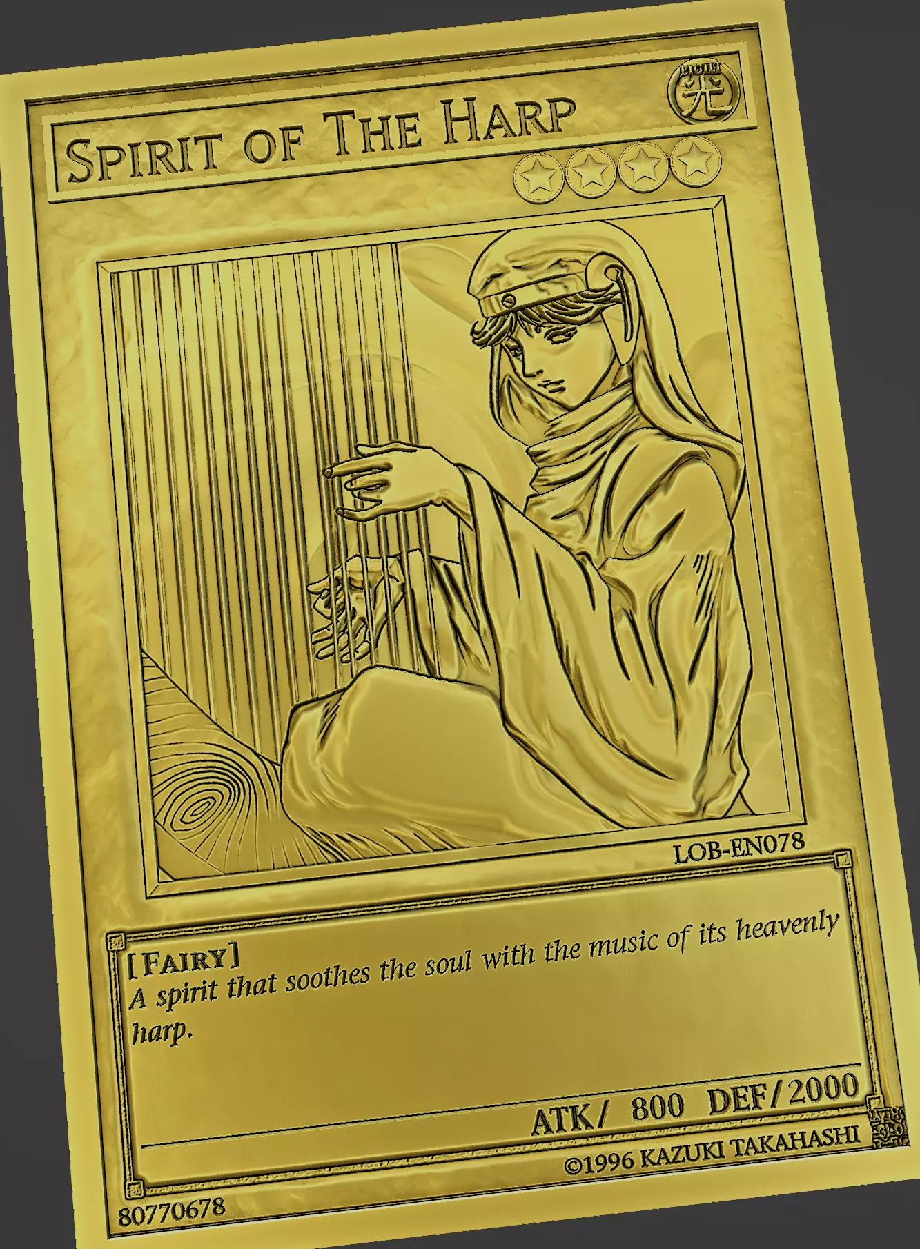SPIRIT OF THE HARP - YUGIOH 3D print model_0