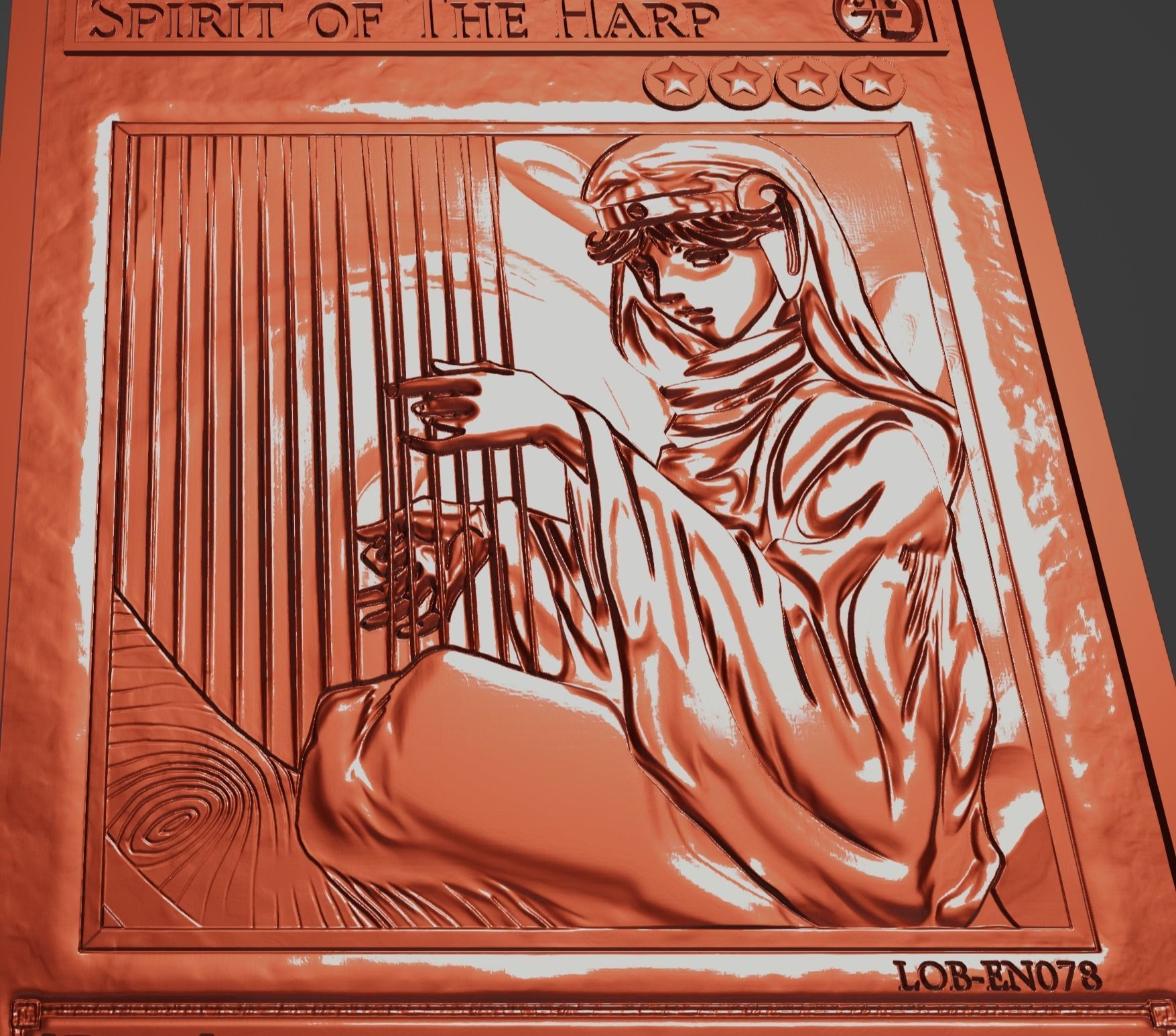 SPIRIT OF THE HARP - YUGIOH 3D print model_1