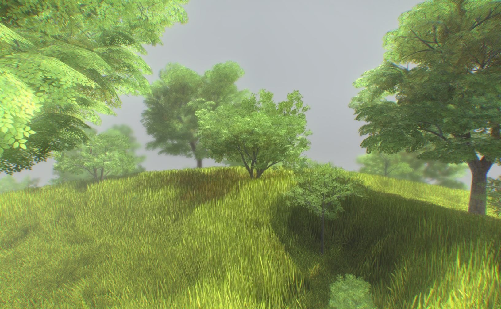 Low-Poly Walnut Tree Package Low-poly 3D model_6