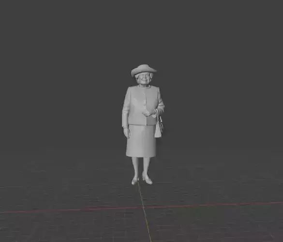 Queen Elizabeth 3D print model