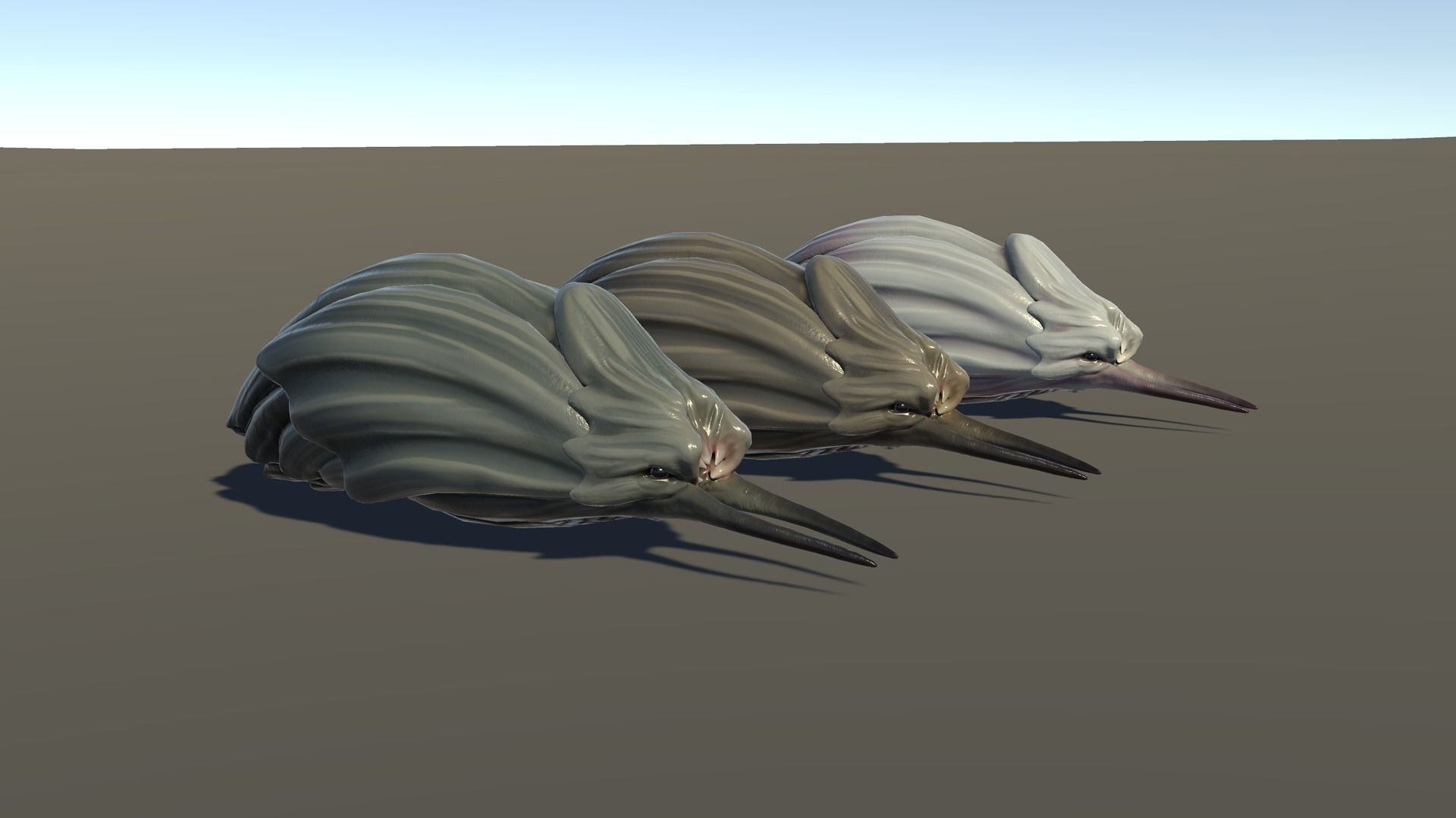 Clam creature1 - Game Ready Low-poly 3D model Low-poly 3D model_15