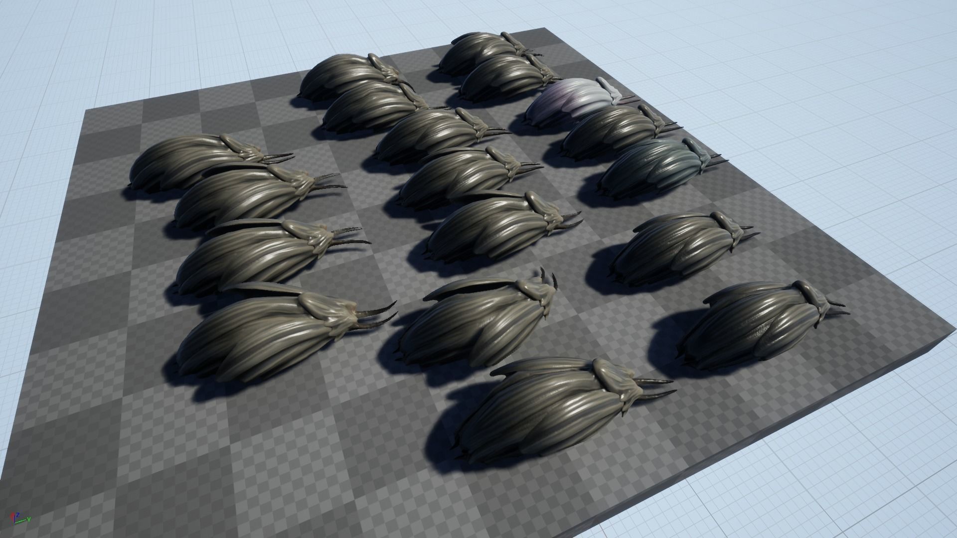 Clam creature1 - Game Ready Low-poly 3D model Low-poly 3D model_13