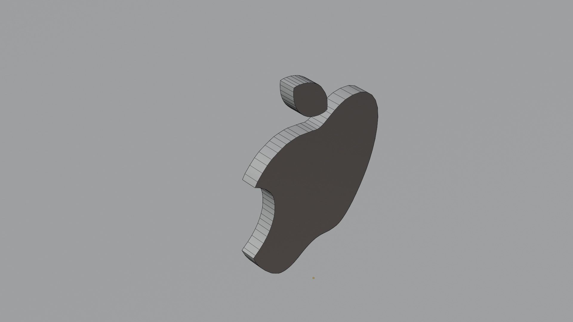 apple logo 3D model_5