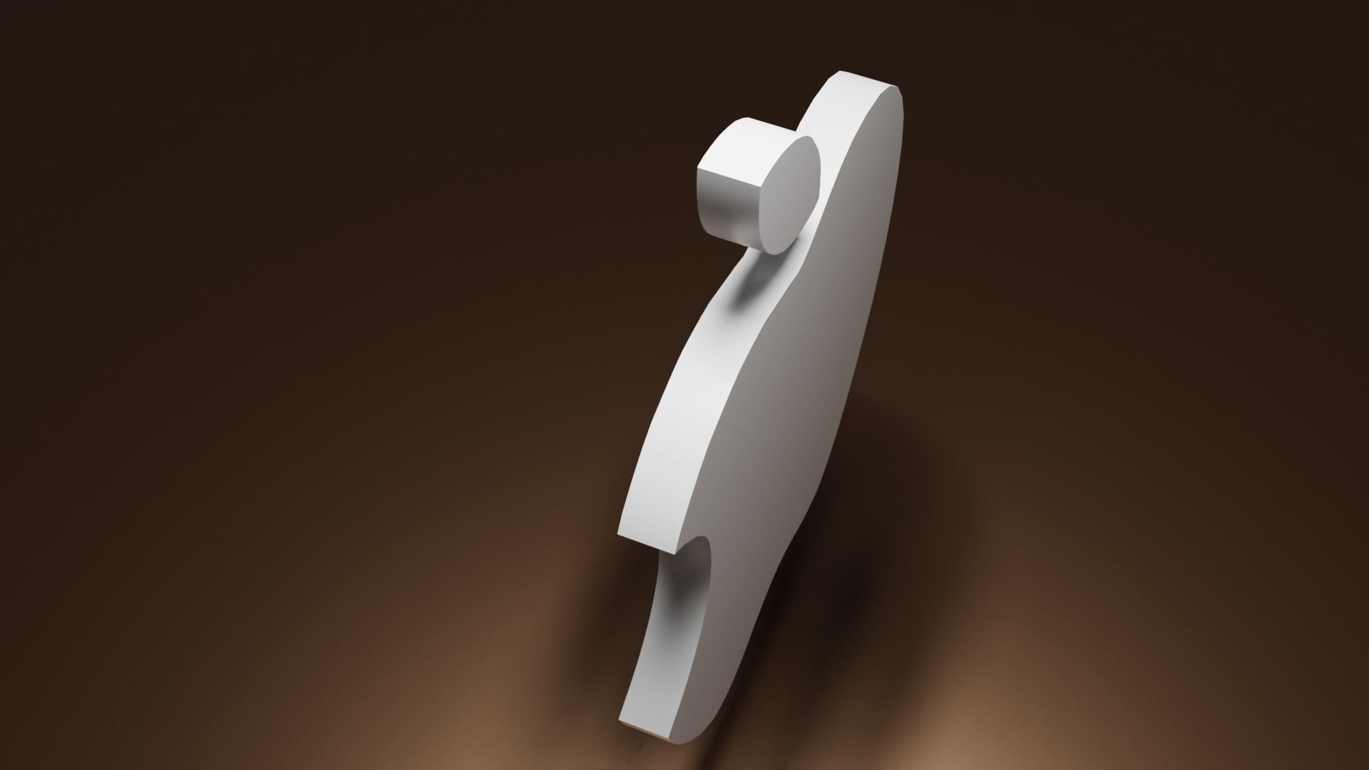 apple logo 3D model_1