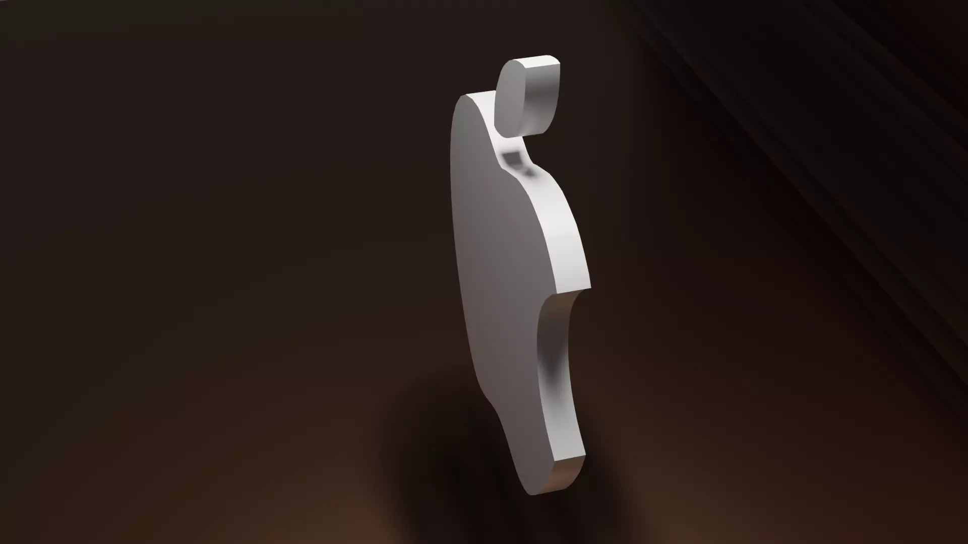 apple logo 3D model_0