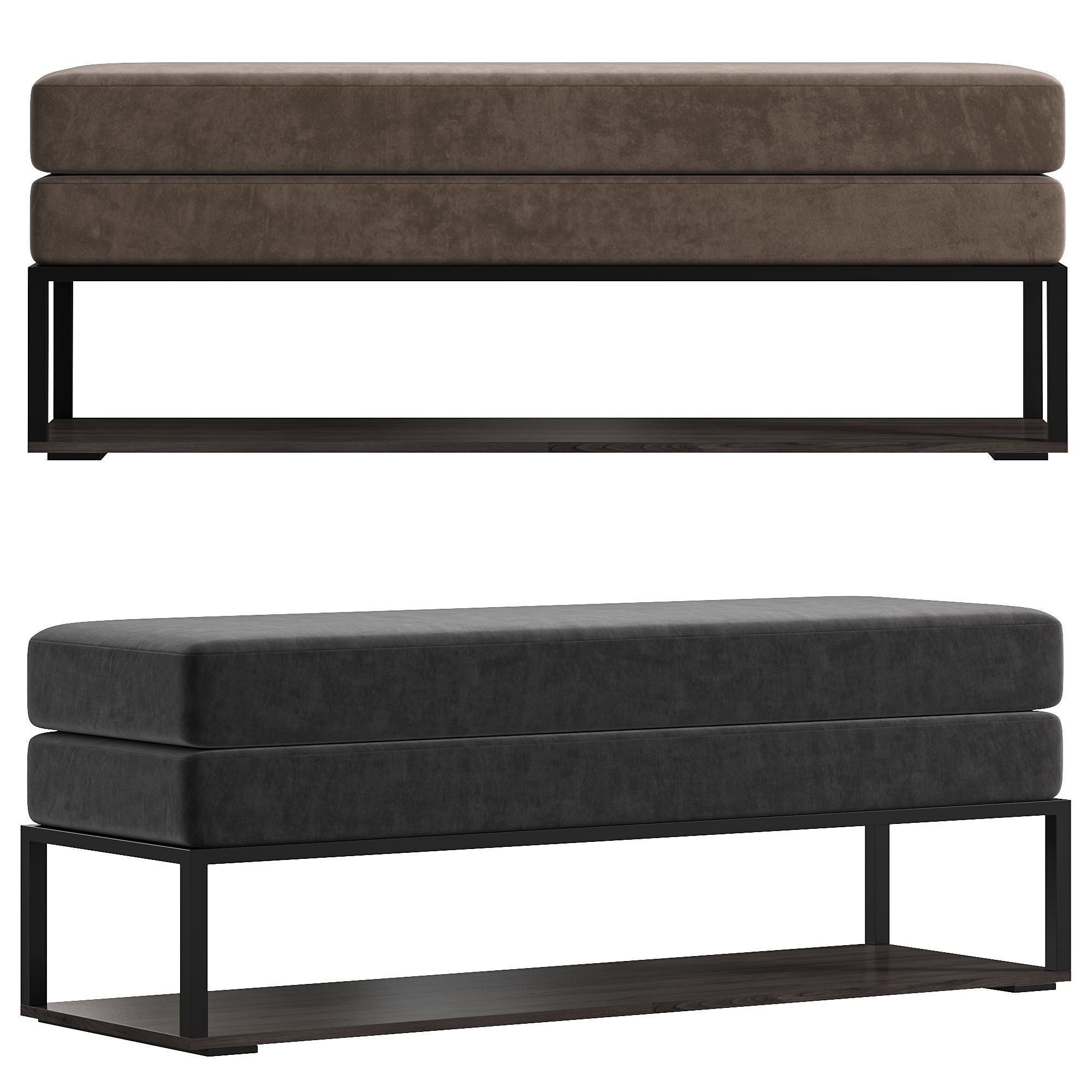 Domino Bench By Magres Baldai 3D model_1