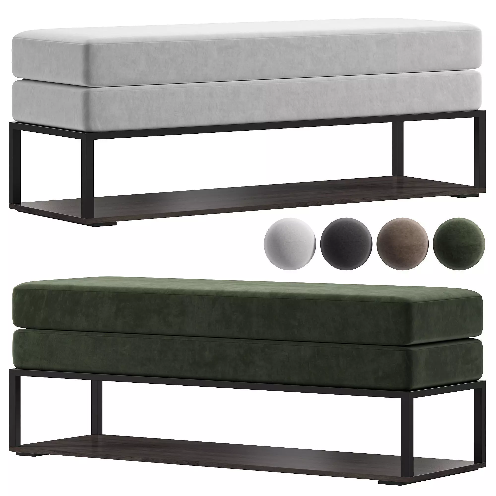 Domino Bench By Magres Baldai 3D model_0