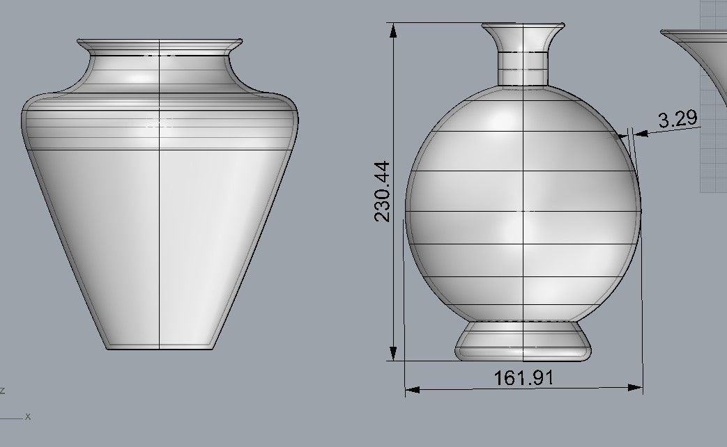Vases 3D print model 3D print model_2