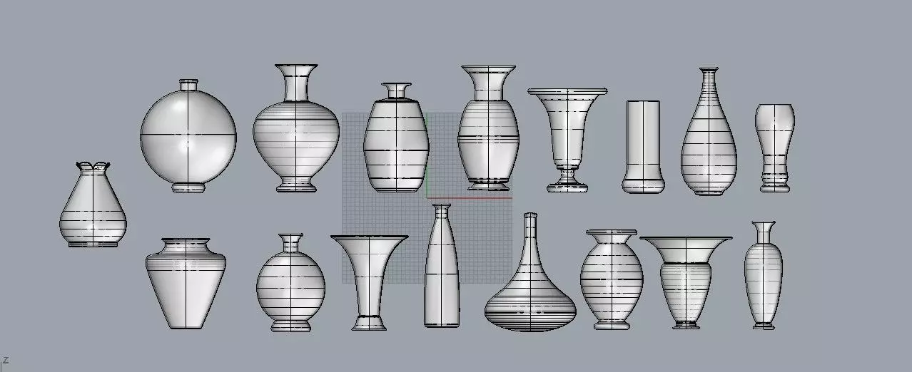 Vases 3D print model 3D print model_0