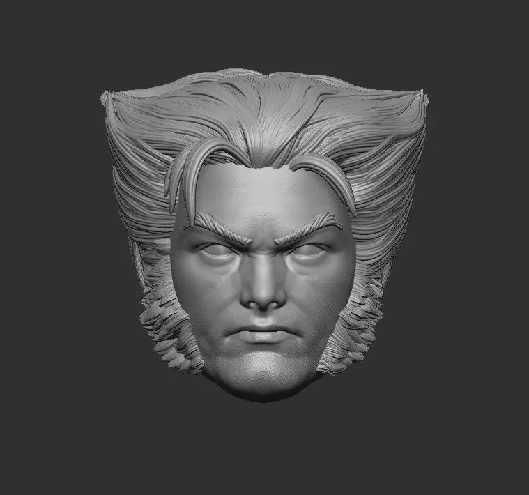 Young Wolverine James Howlett - Headsculpt for Action Figures 3D print model