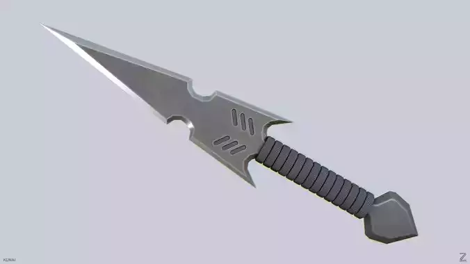 Kunai Low-poly 3D model