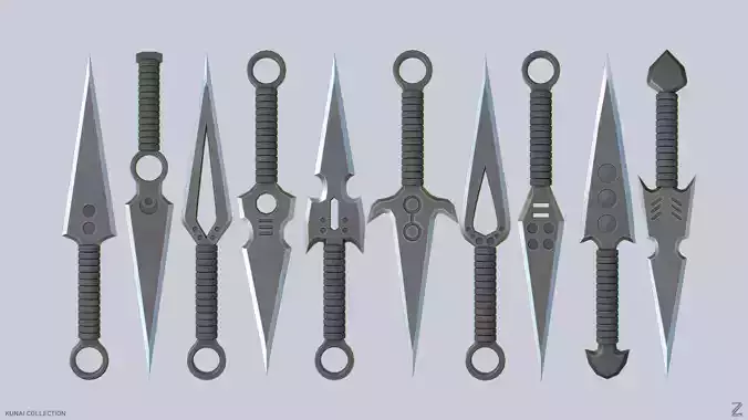 Kunai collection Kunai collection