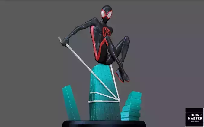 SPIDERMAN ACROSS THE SPIDERVERSE MILES MORALES 3D PRINT 3D print model