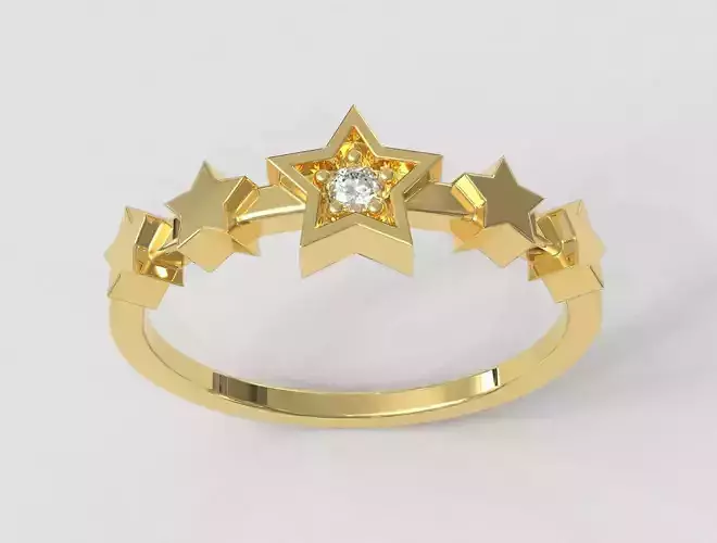Diamond Stars Ring