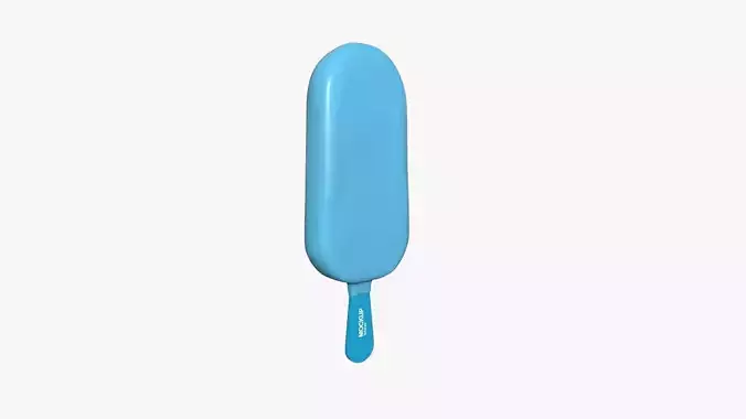 Ice Cream A01 - Blank Mock Up Basic Template Low-poly 3D model
