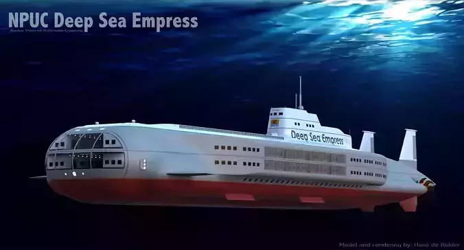 submarine deep-sea-empress 3D model