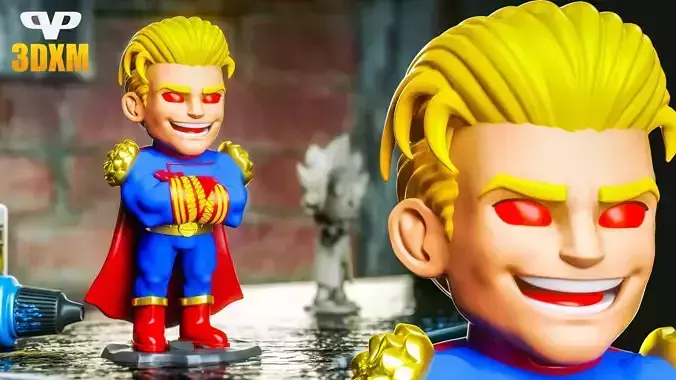 Homelander Chibi STL for 3D Printing ChibiSTL 3DXM