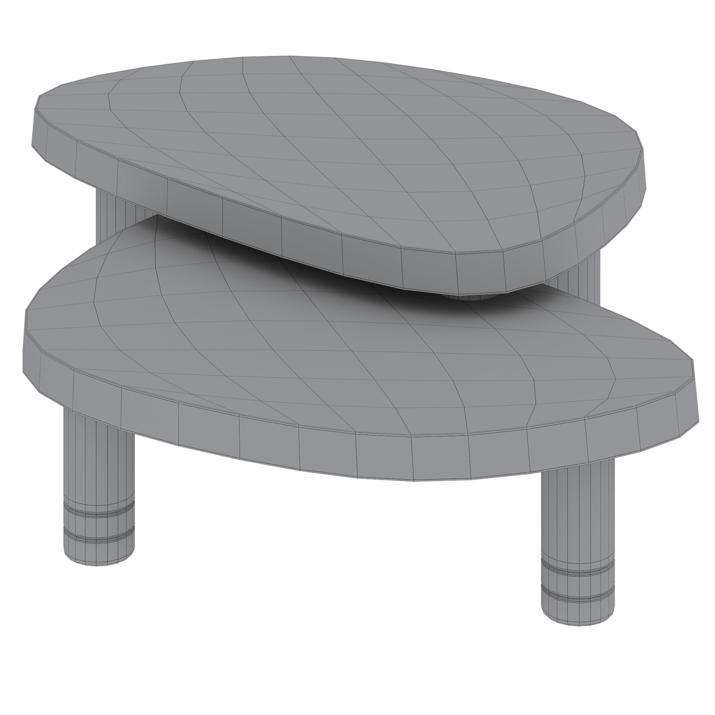 Coffee table La siamoise by Anthology Interiors 3D model_4