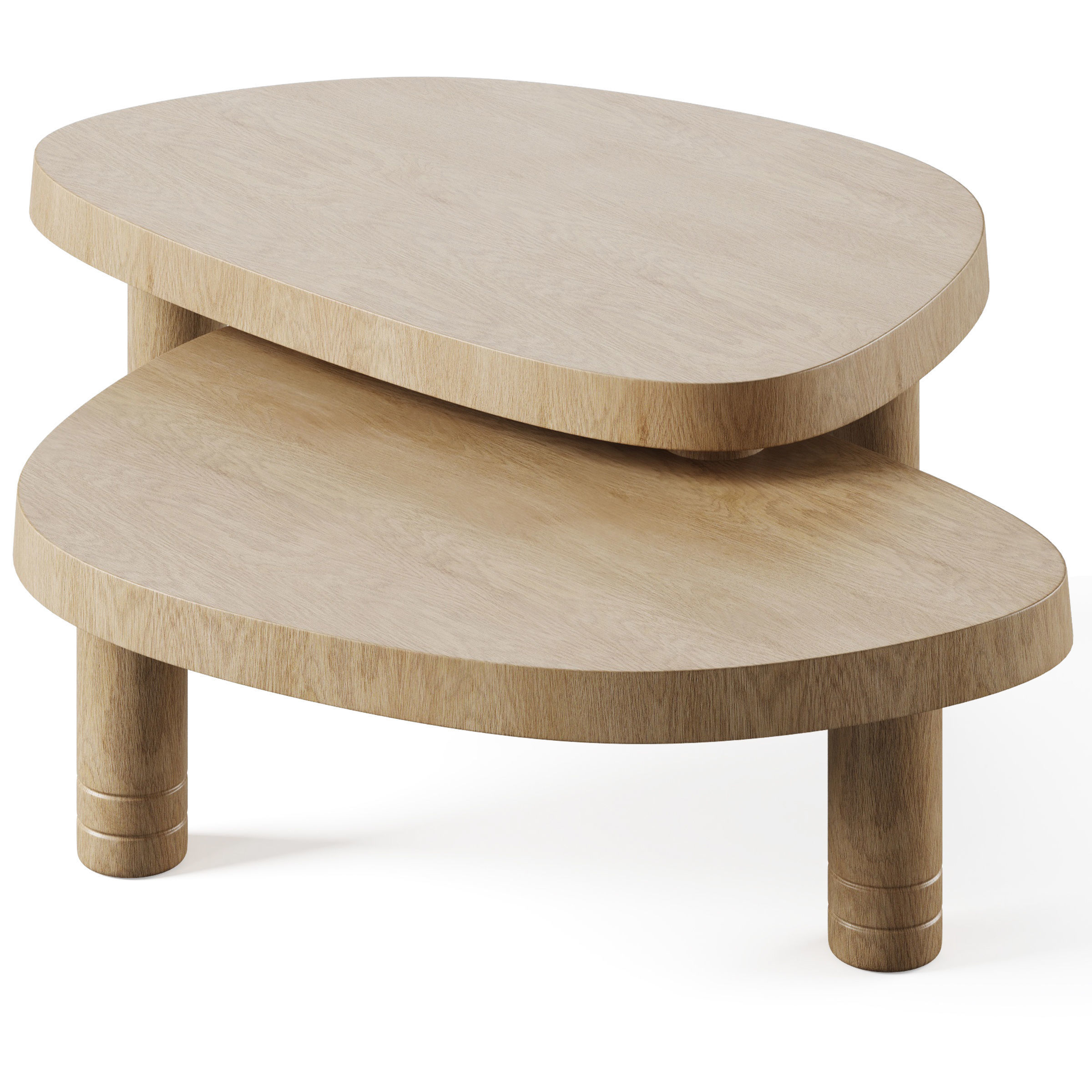 Coffee table La siamoise by Anthology Interiors 3D model_1