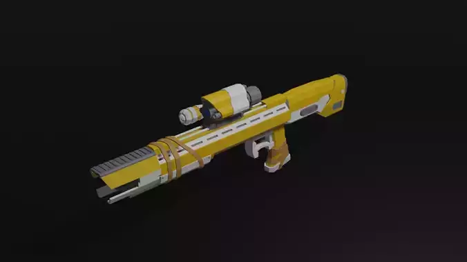 Sci-fi anim gun