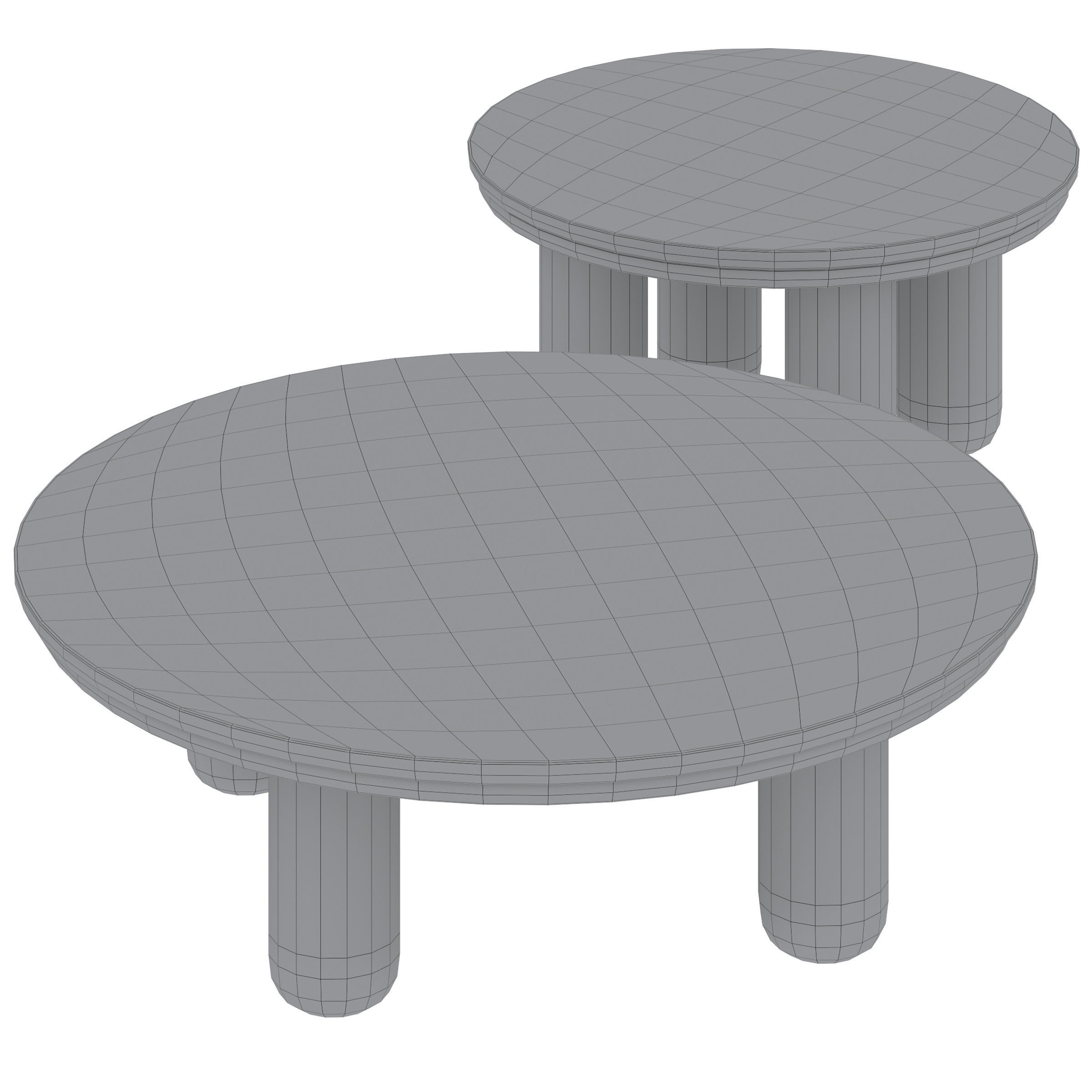 Coffee table La siamoise by Anthology Interiors 3D model_3