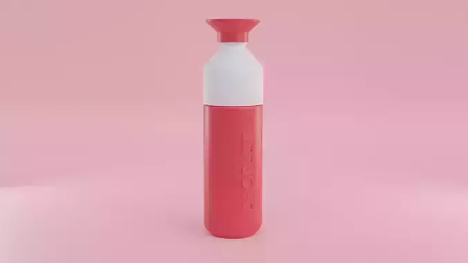 Reusable Water Bottle 3D model