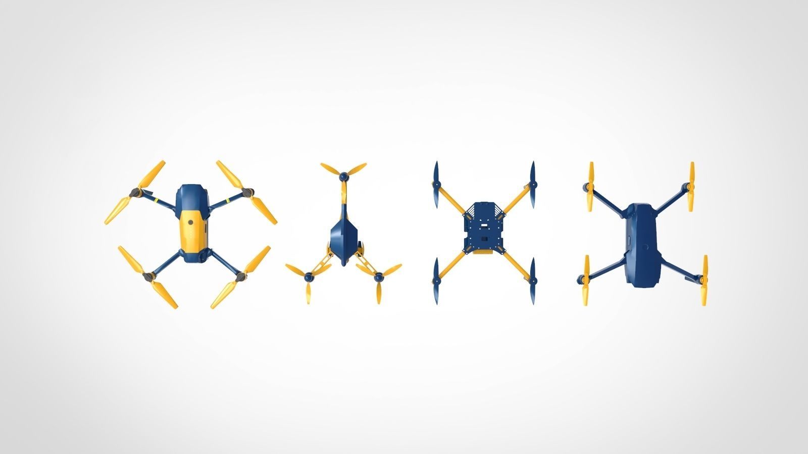 drone 4 type 1 3D model_1