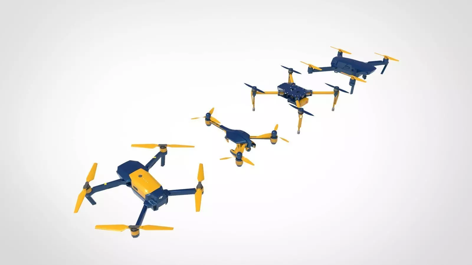 drone 4 type 1 3D model_0