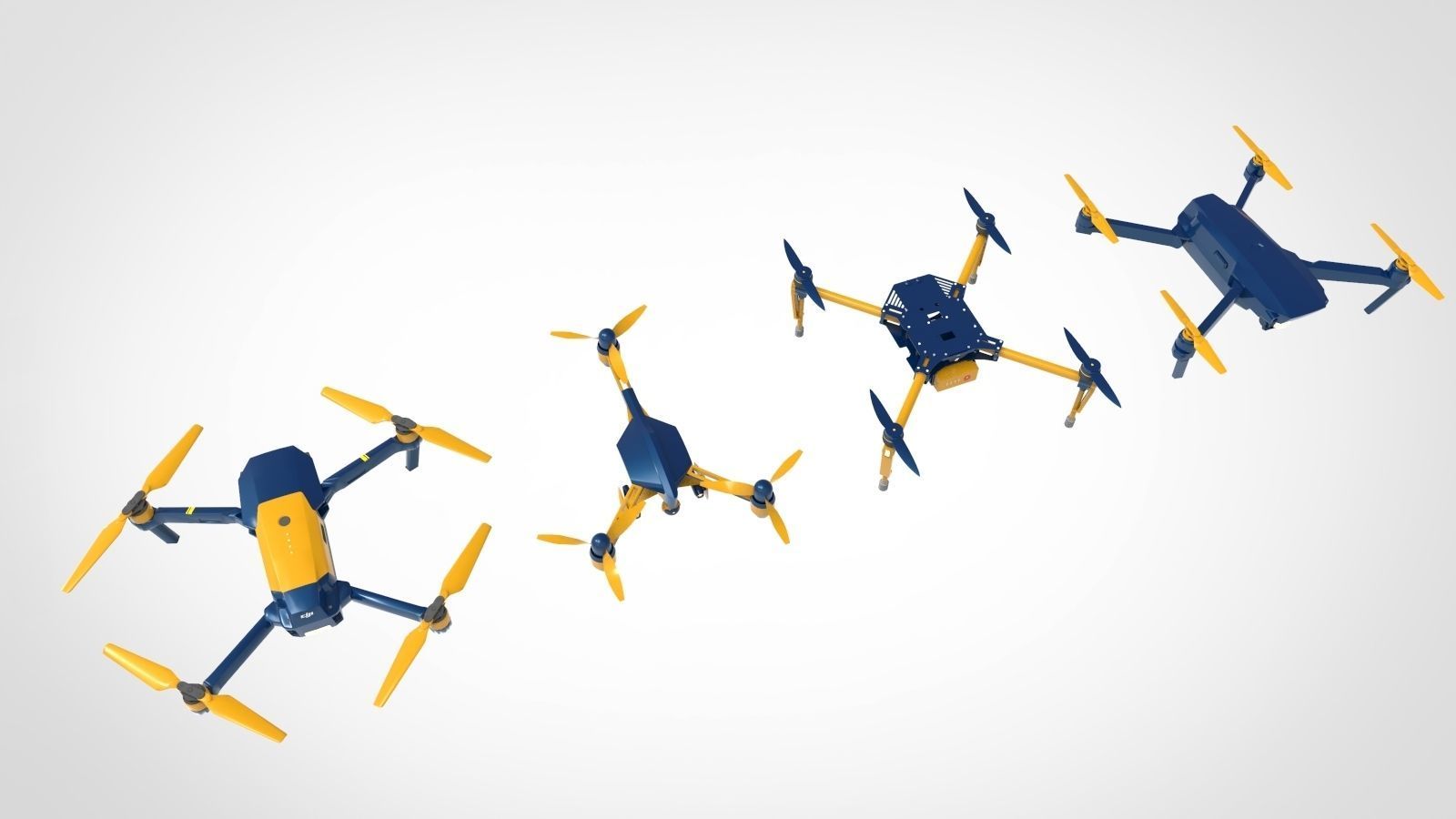 drone 4 type 1 3D model_5