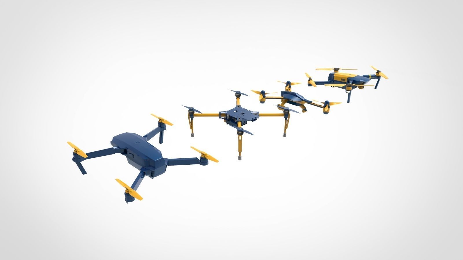 drone 4 type 1 3D model_3