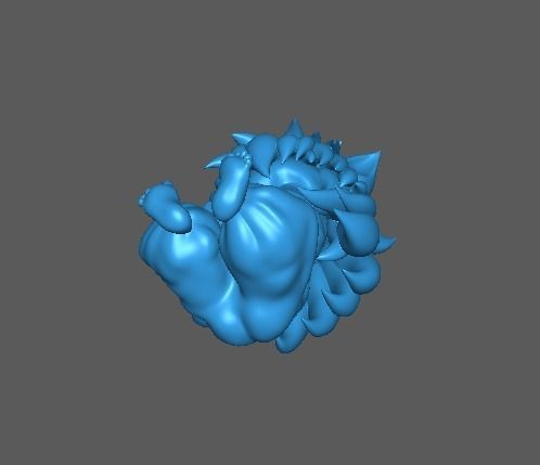 INUYASHA BABY CHIBI - KEYCHAIN - ANIME FANART  3D print model_9