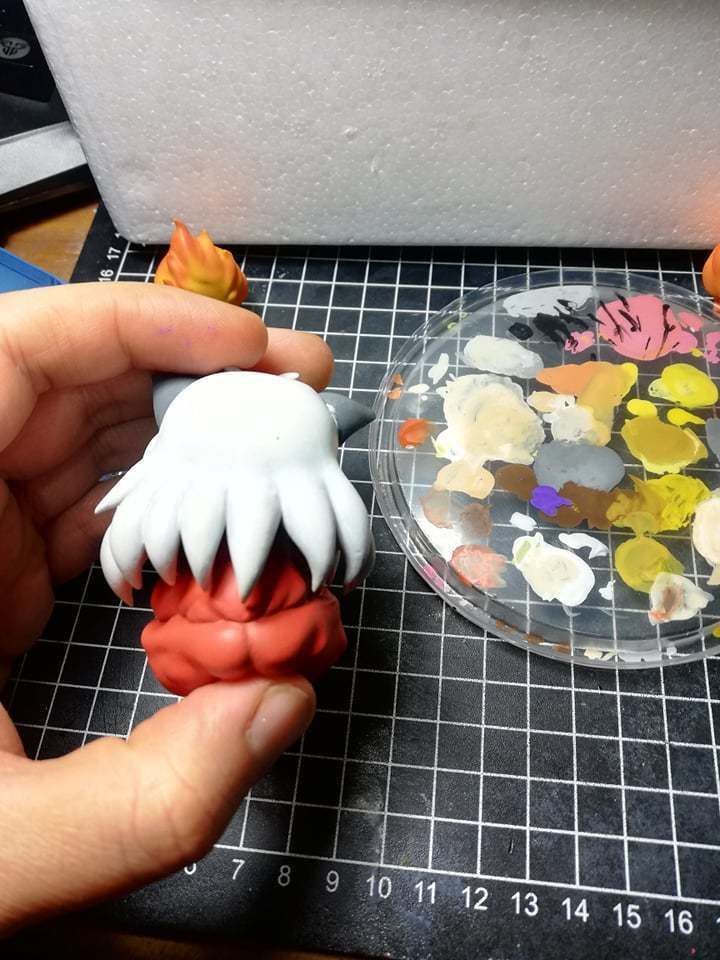 INUYASHA BABY CHIBI - KEYCHAIN - ANIME FANART  3D print model_3