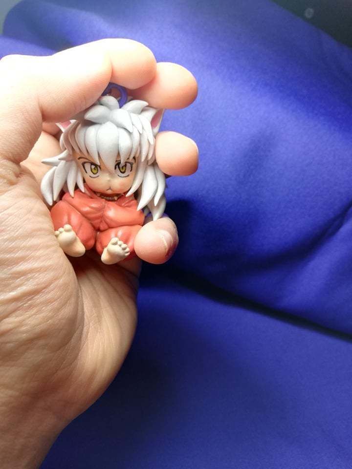 INUYASHA BABY CHIBI - KEYCHAIN - ANIME FANART  3D print model_4