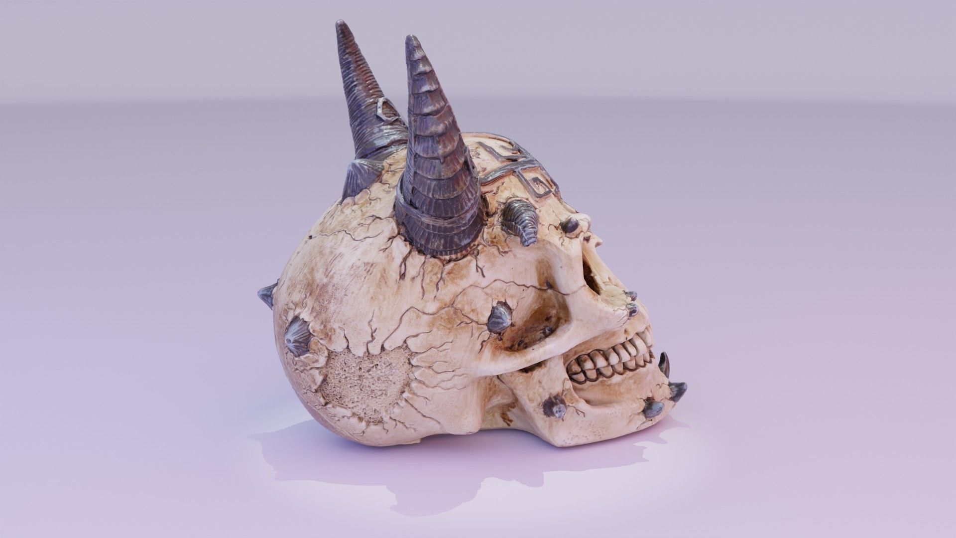 Skull of Satan high-poly  3D model_16