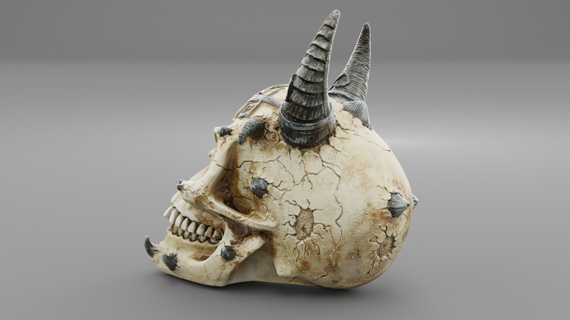 Skull of Satan high-poly  3D model_8