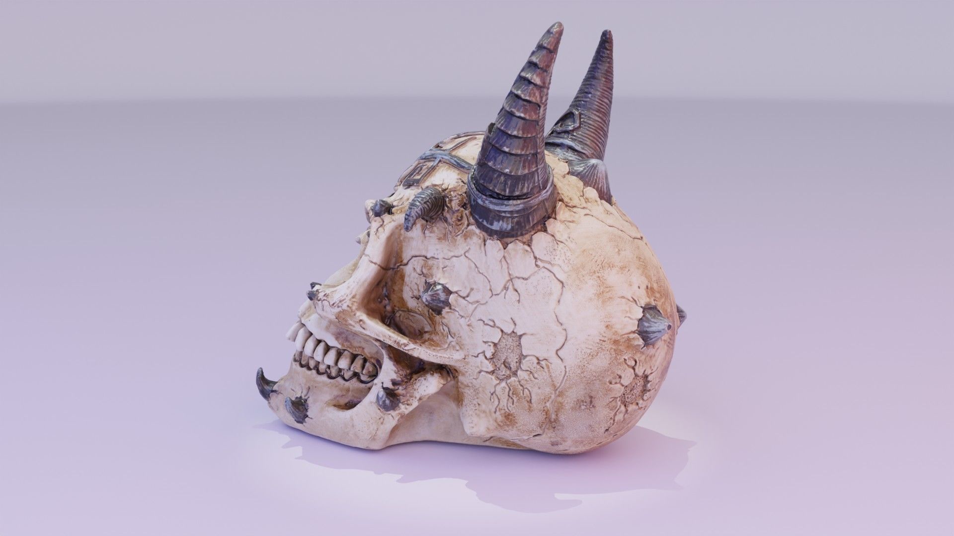 Skull of Satan high-poly  3D model_20