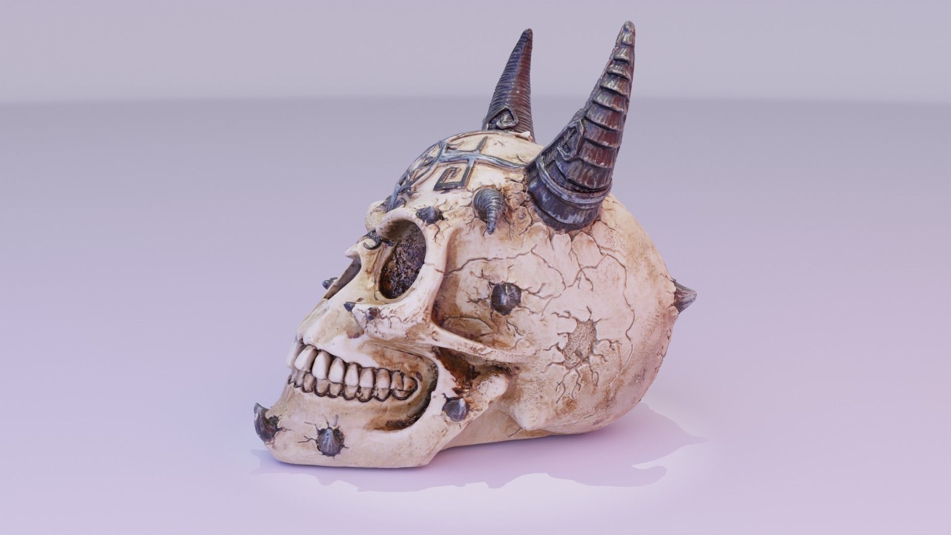 Skull of Satan high-poly  3D model_21