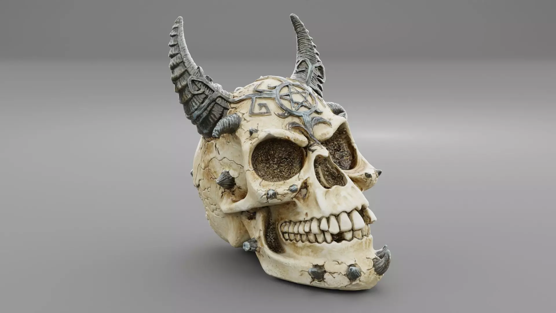 Skull of Satan high-poly  3D model_0