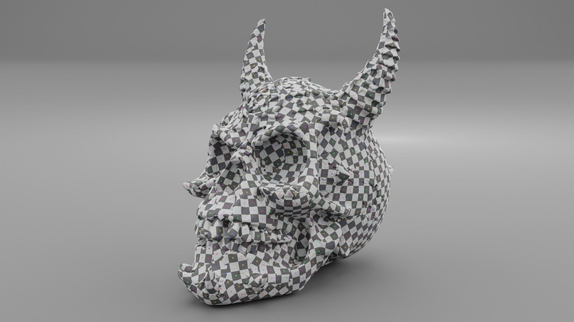 Skull of Satan high-poly  3D model_27
