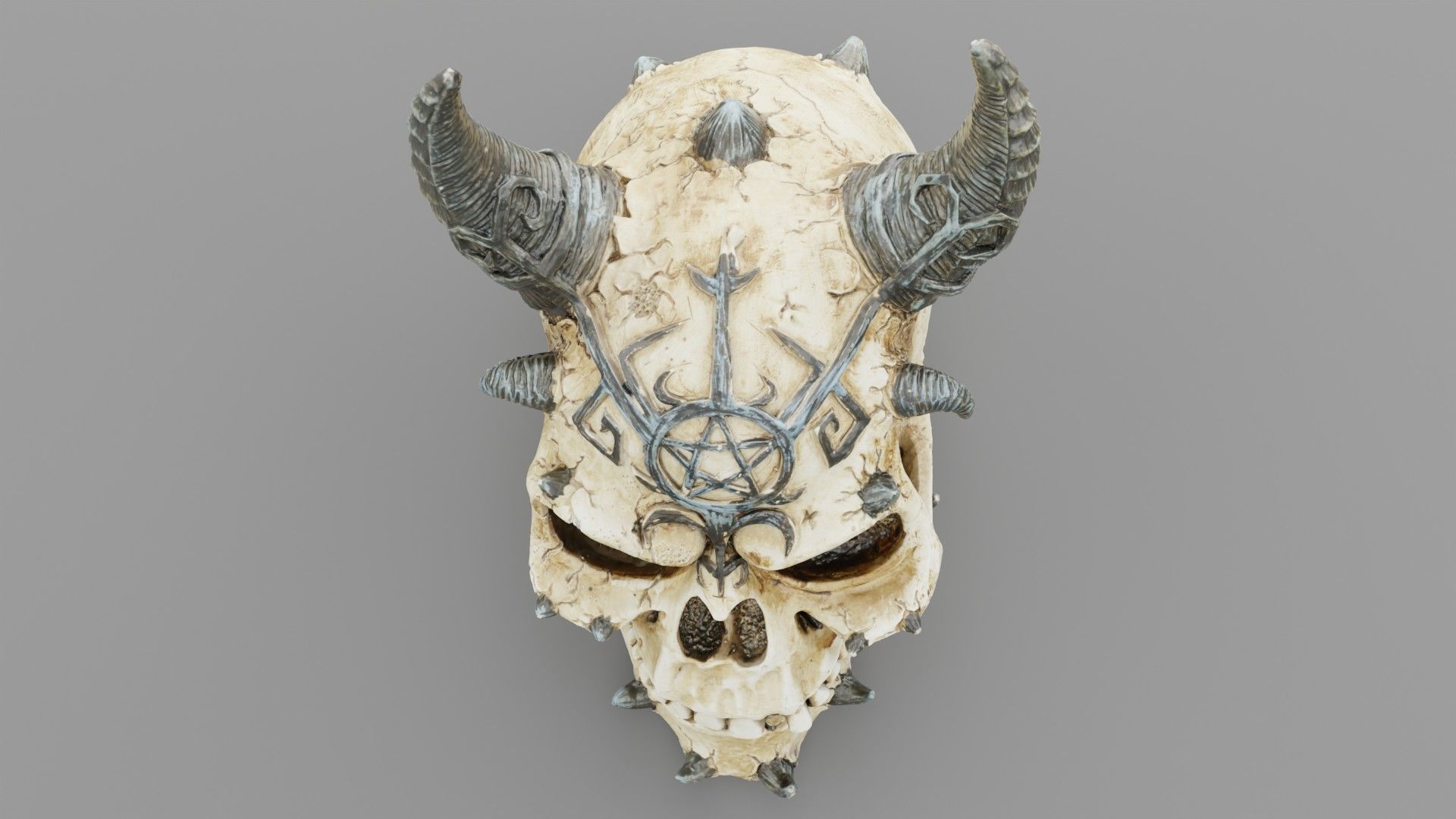 Skull of Satan high-poly  3D model_12