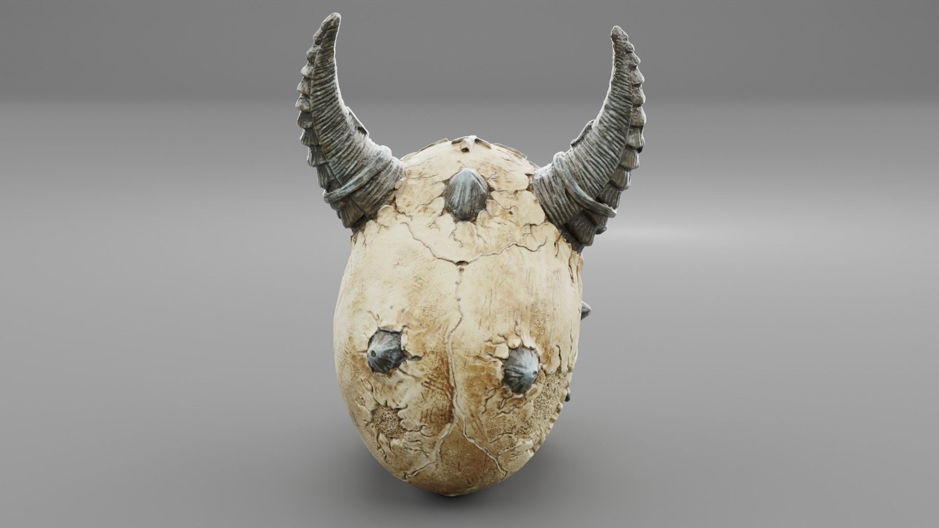 Skull of Satan high-poly  3D model_6